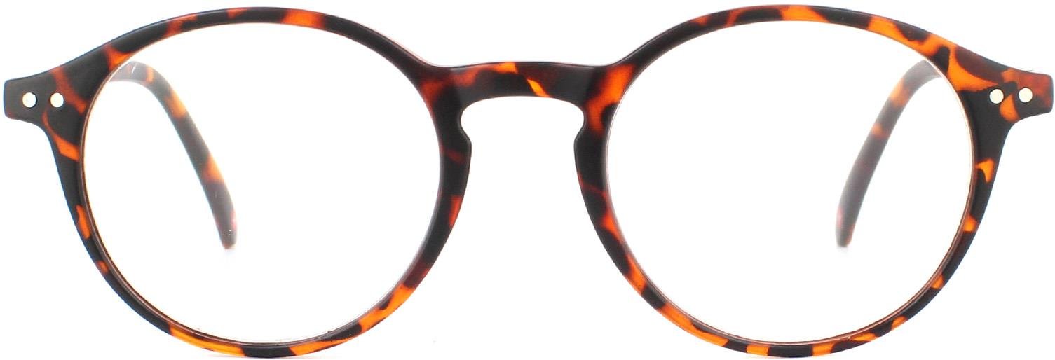 Montana Runde Matte Braun Schildkröte Unisex Frauen Brillenfassungen