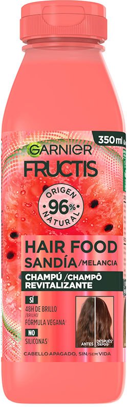 Fructis Hair Food Wassermelone Revitalisierendes Shampoo 350 ml