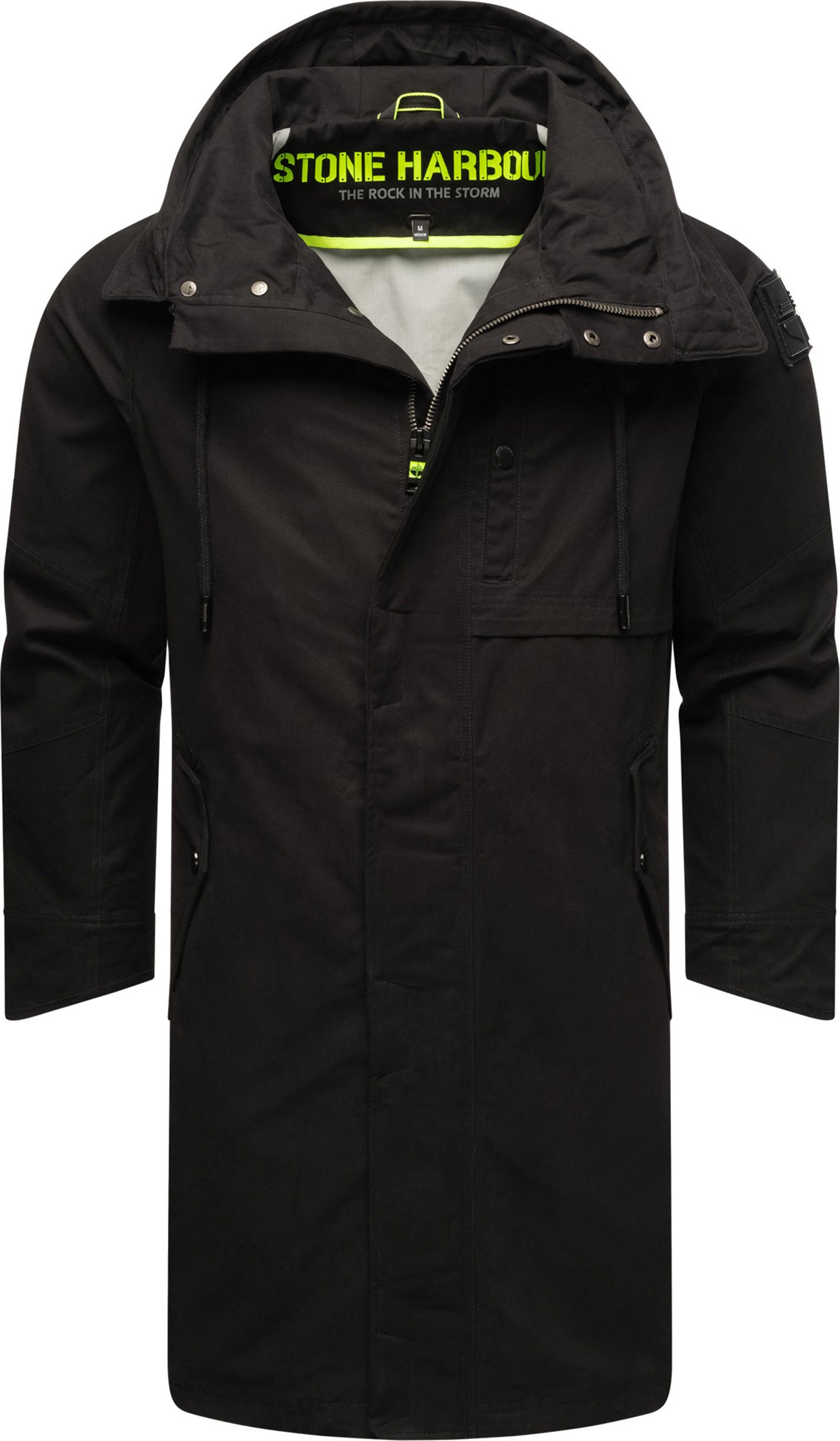 Stone Harbour leichte Herrenjacke Yaroon aus Baumwolle & mit langem Schnitt