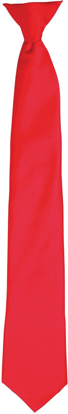 Premier - Krawatte für Herren/Damen Unisex (Erdbeer Rot)