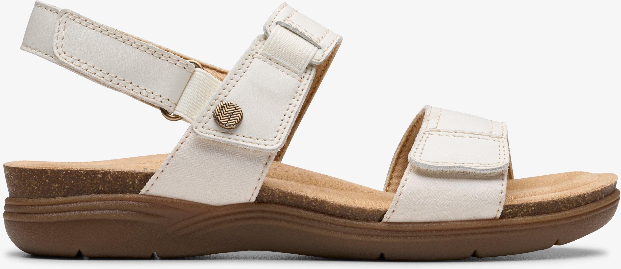 April Clover Off White Kombi Sandalen