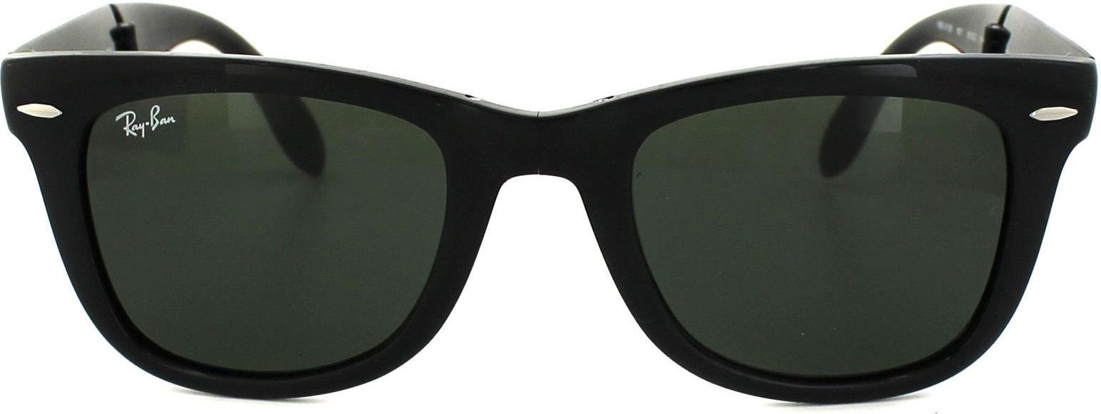 Thumbnail - Lunettes De Soleil Ray-Ban Raying Wayfarer 4105 Noir 601 50mm