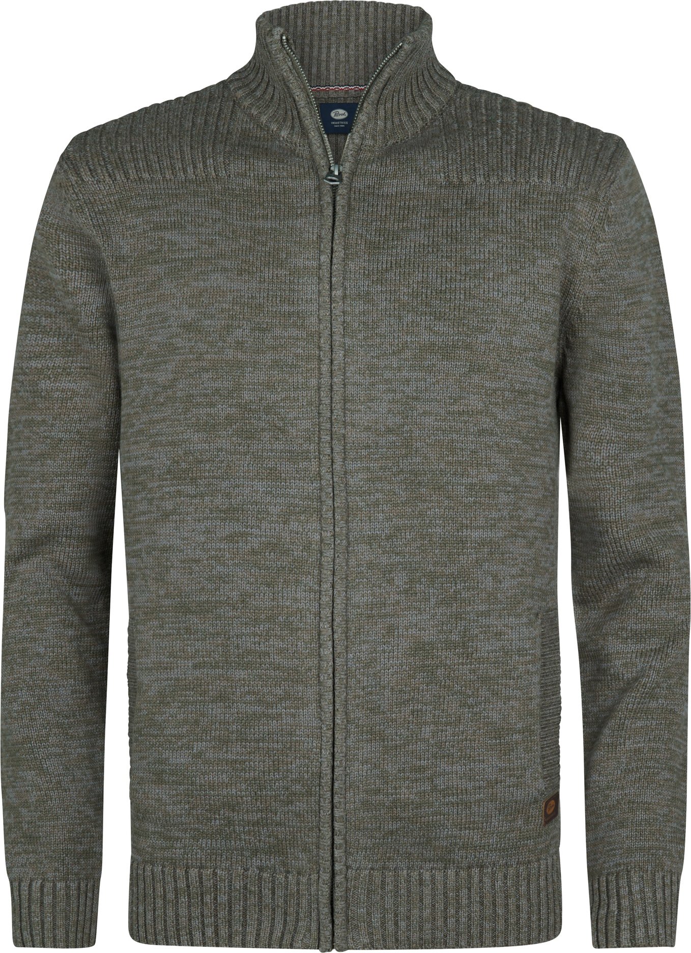 Petrol Industries - Strickjacke Sleeping Bear Herren - Grün