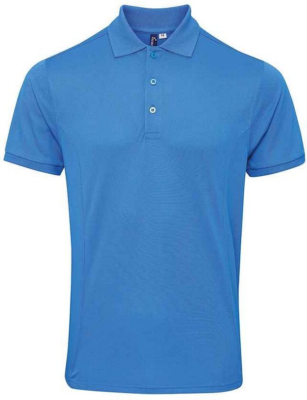 Premier Herren Coolchecker Plus Pique Polo T-Shirt (Saphir-Blau)