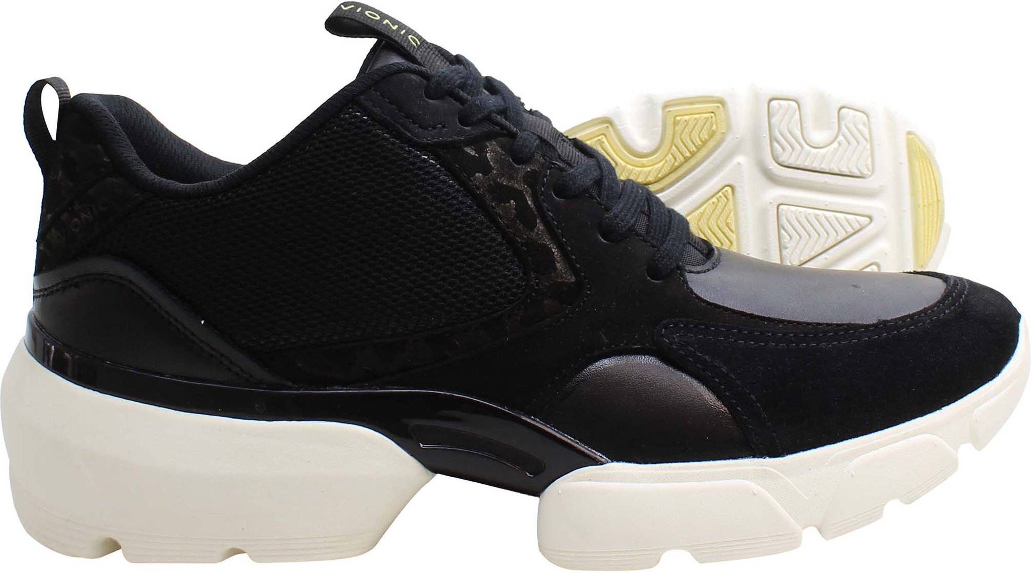 Vionic Airs Damen schwarze Sneakers