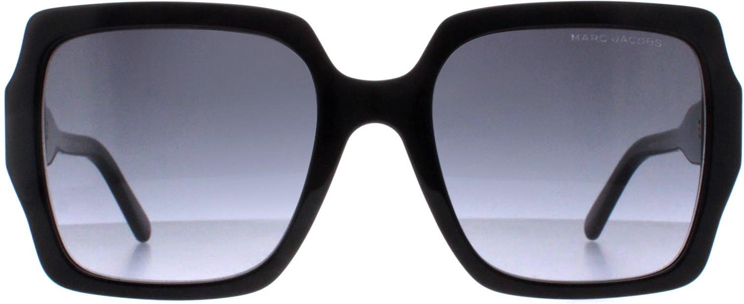 Marc Jacobs Cat Eye Womens Glänzend Schwarz Dunkelgrau Gradient MARC 731/S