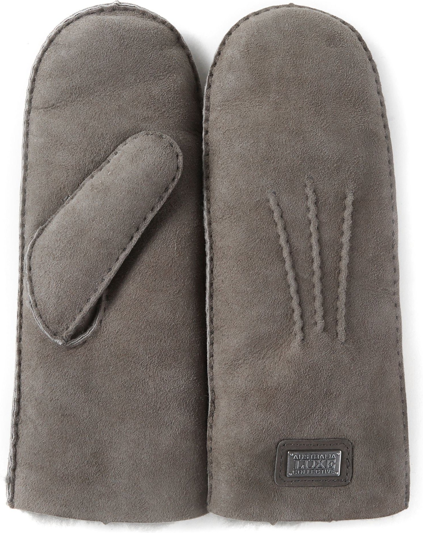 Mitts Wildlederhandschuhe Grau