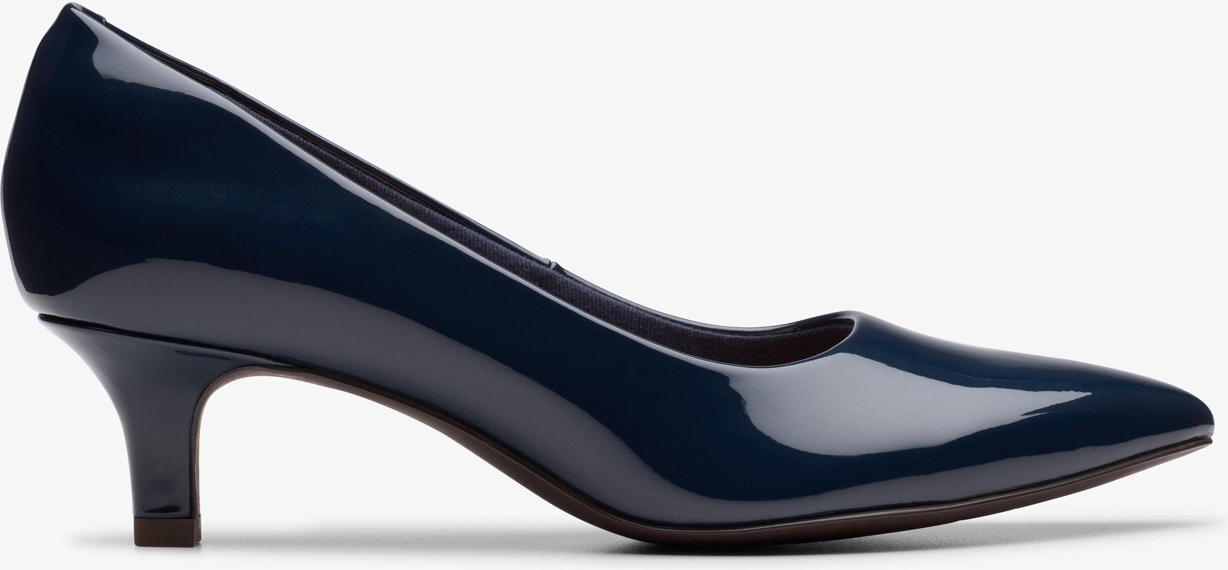 Shondrah Jade Marineblau Lackschuhe