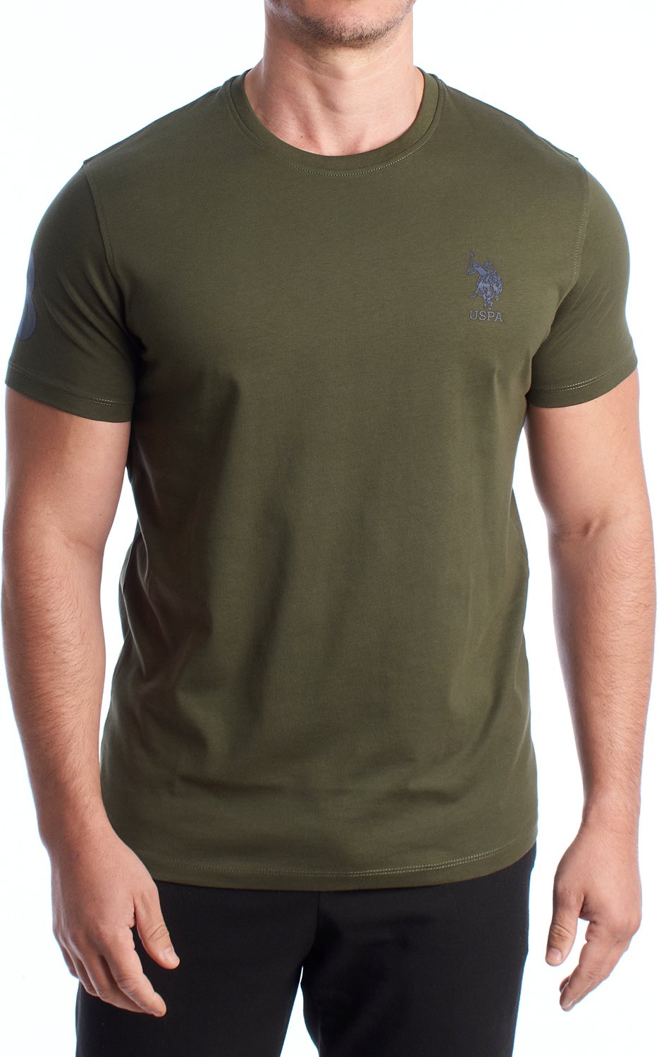 Herren-T-Shirt aus Baumwolle mit kurzen Ärmeln US42154027