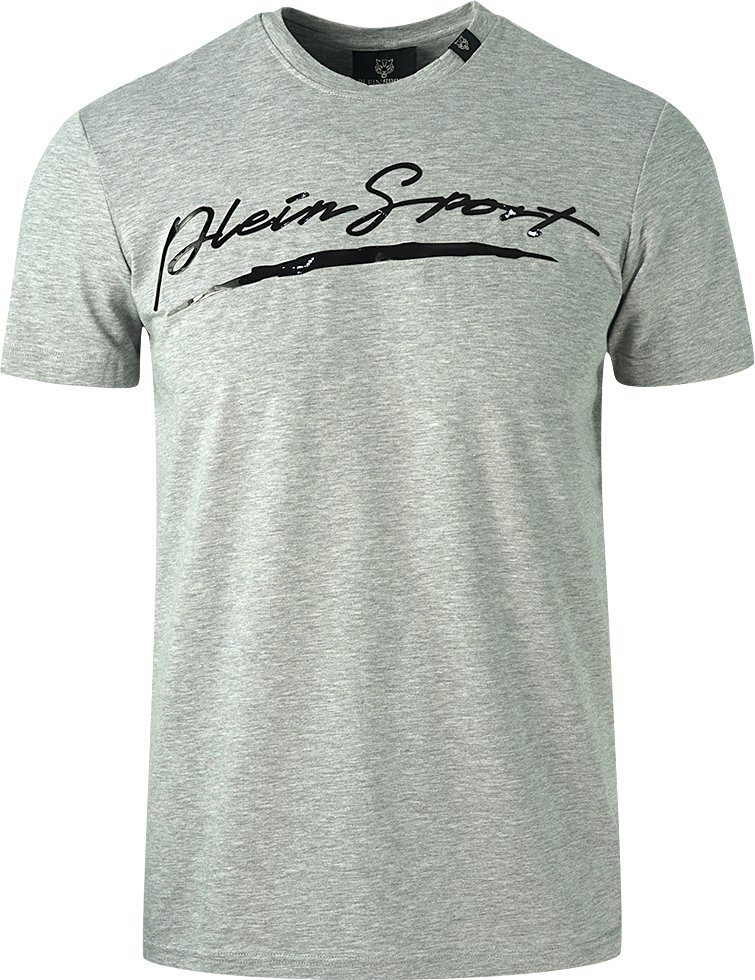 Philipp Plein Sport Signature Logo Grey T-Shirt