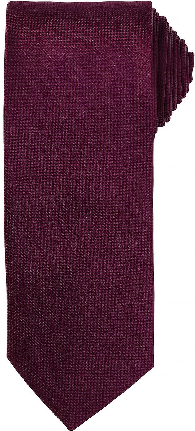 Premier - Krawatte für Herren/Damen Unisex (Aubergine)