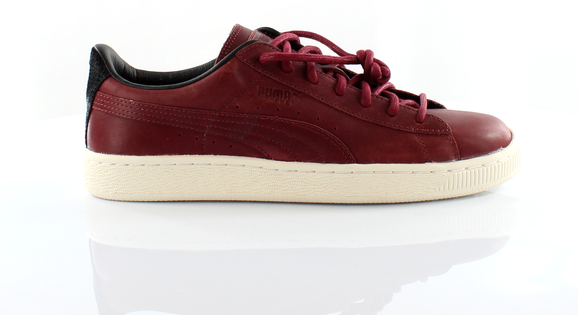 Puma Basket Citi Serie Red Leder Herren Trainer 358891 02