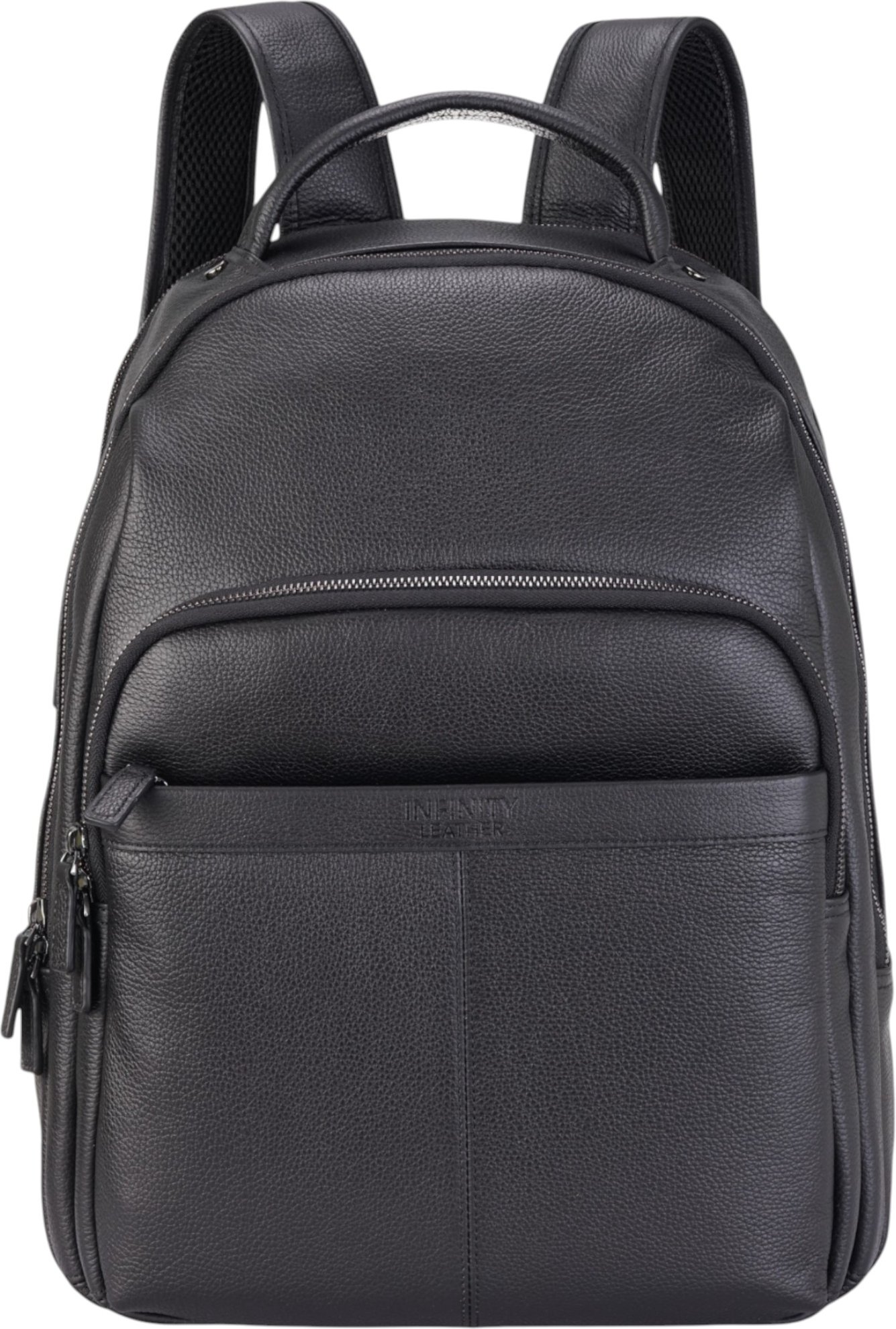 Echtleder Schwarz Vintage Rucksack Laptoptasche Reiserucksack - Capri