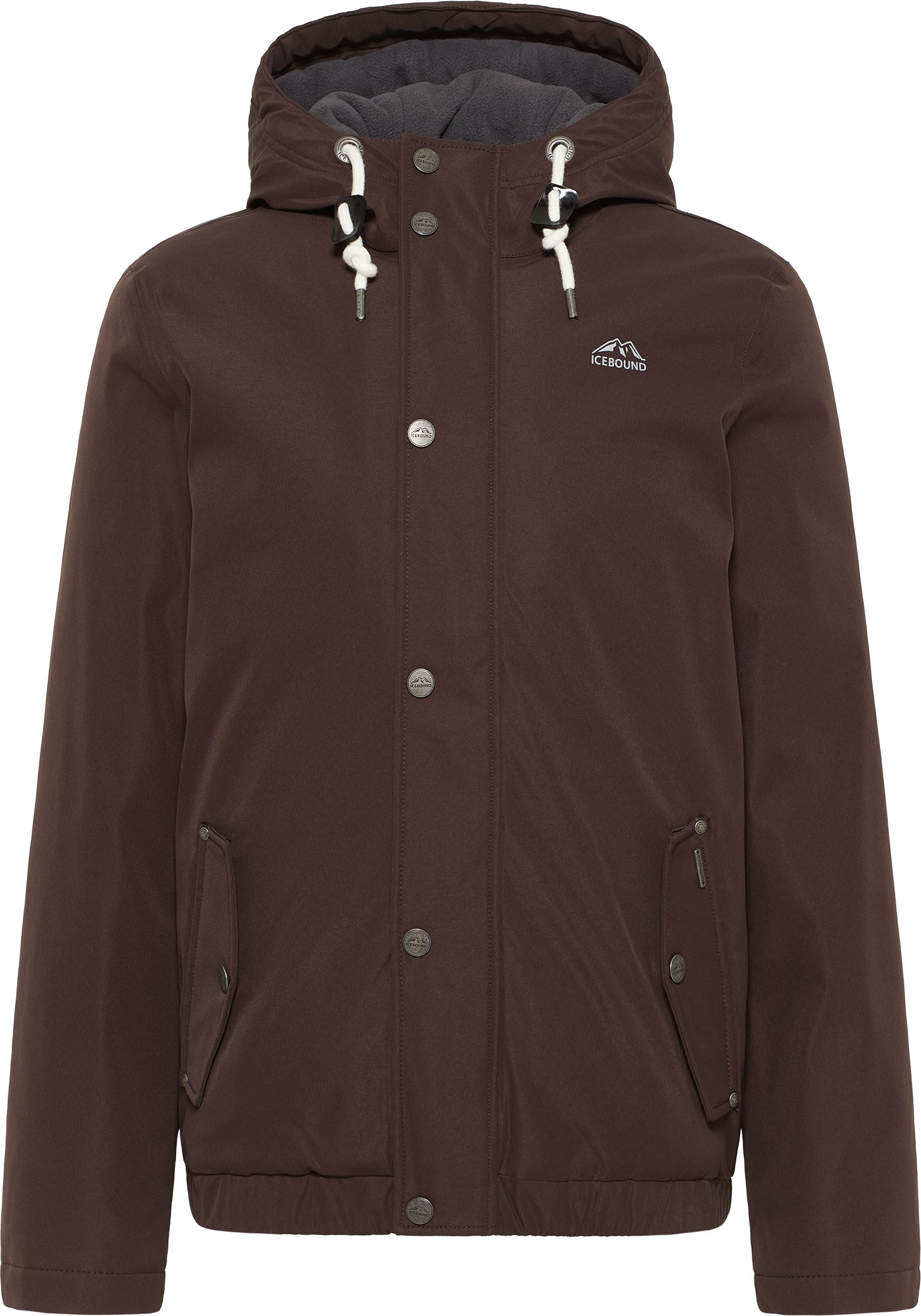 ICEBOUND Winterjacke Herren Dunkelbraun
