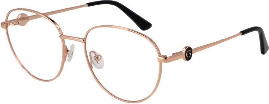 Roségoldene Metallbrille (Gestelle)