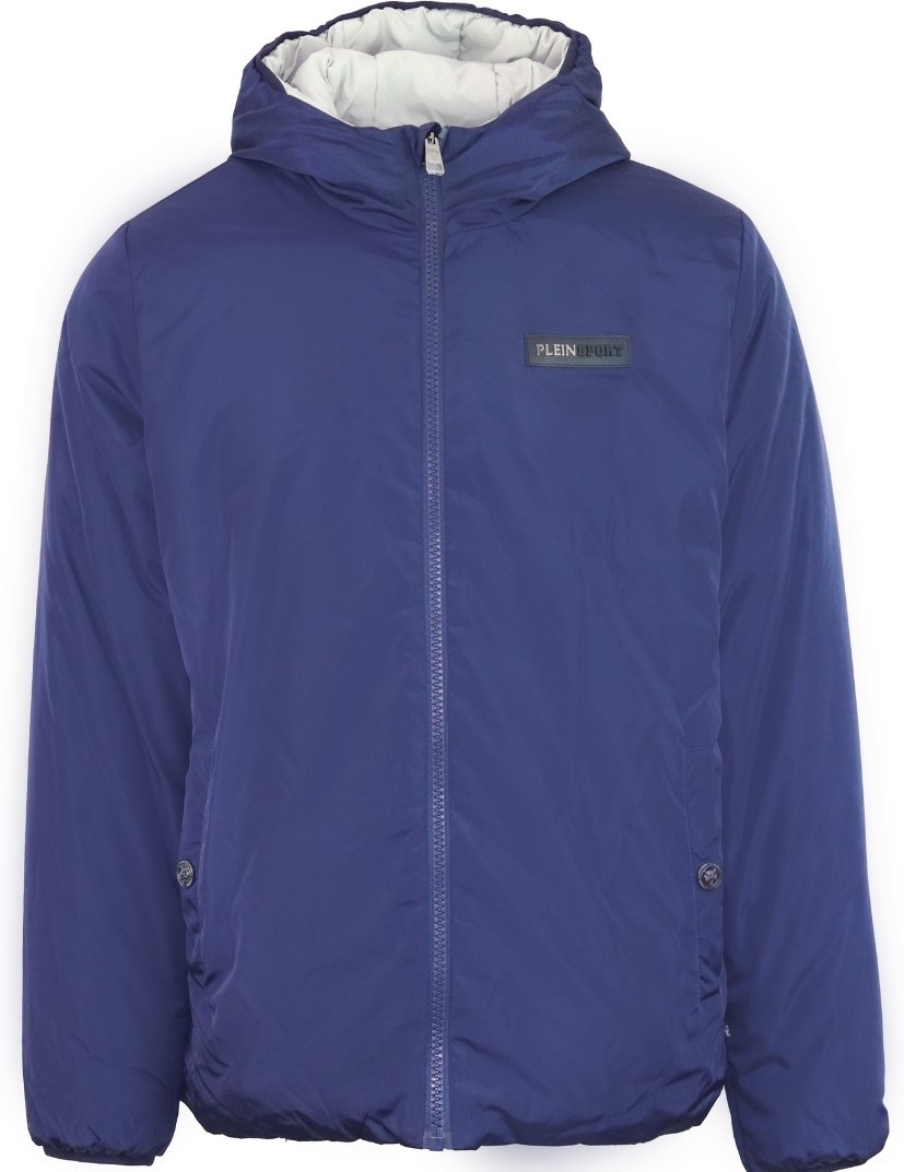 Wendejacke �Plein Sport Patch Logo� in Marineblau