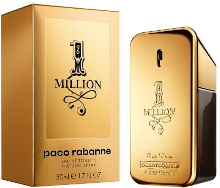 PACO RABANNE 1 MILLION HOMME EDT SPRAY 50ML