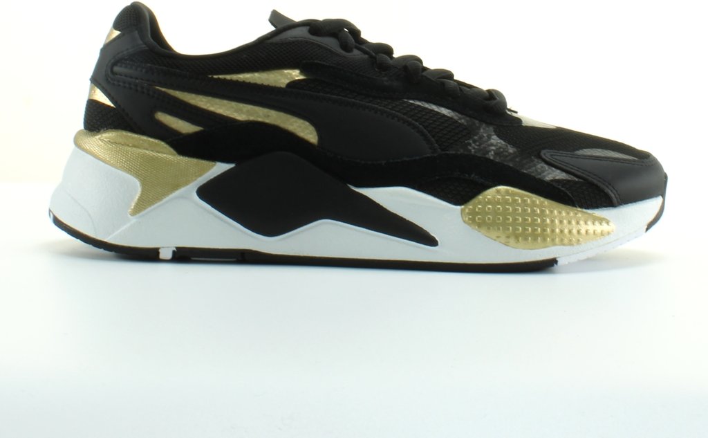Puma RS-X Gold Black Synthetic Unisex Schnürtrainer 374253 01