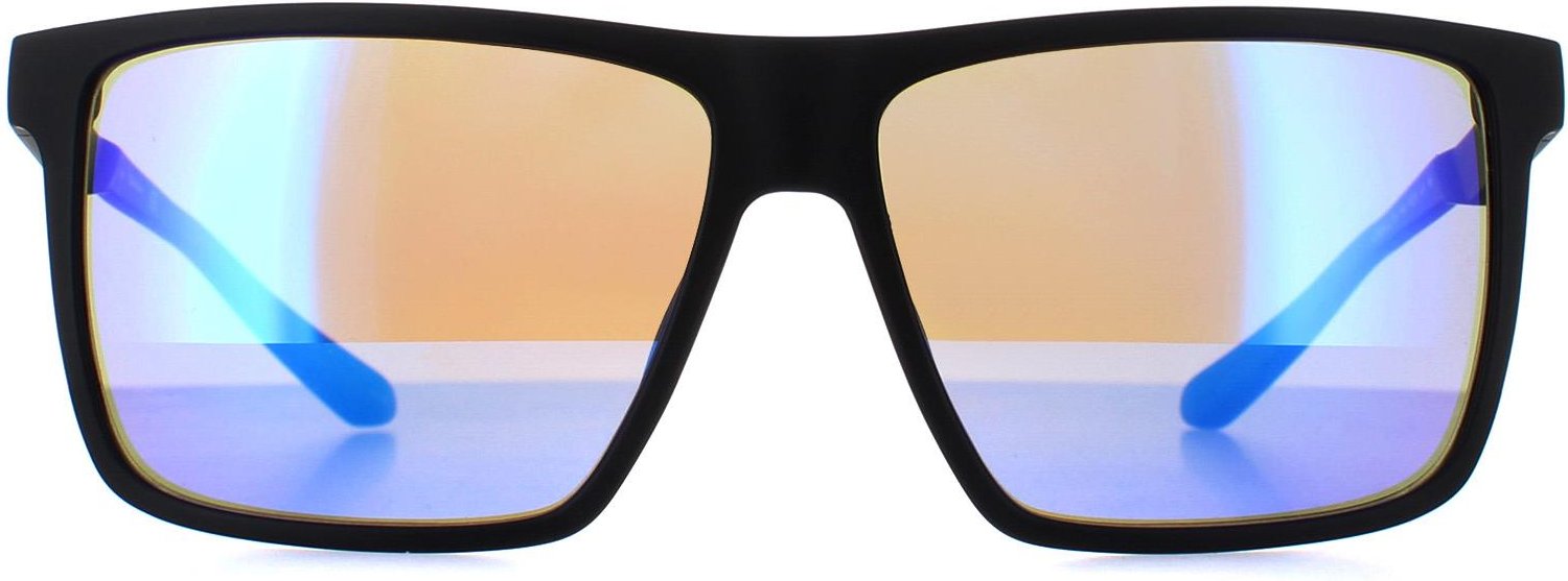 Dragon Rectangle Mens Matte Black Lumalens Blue Ionized Sparrow