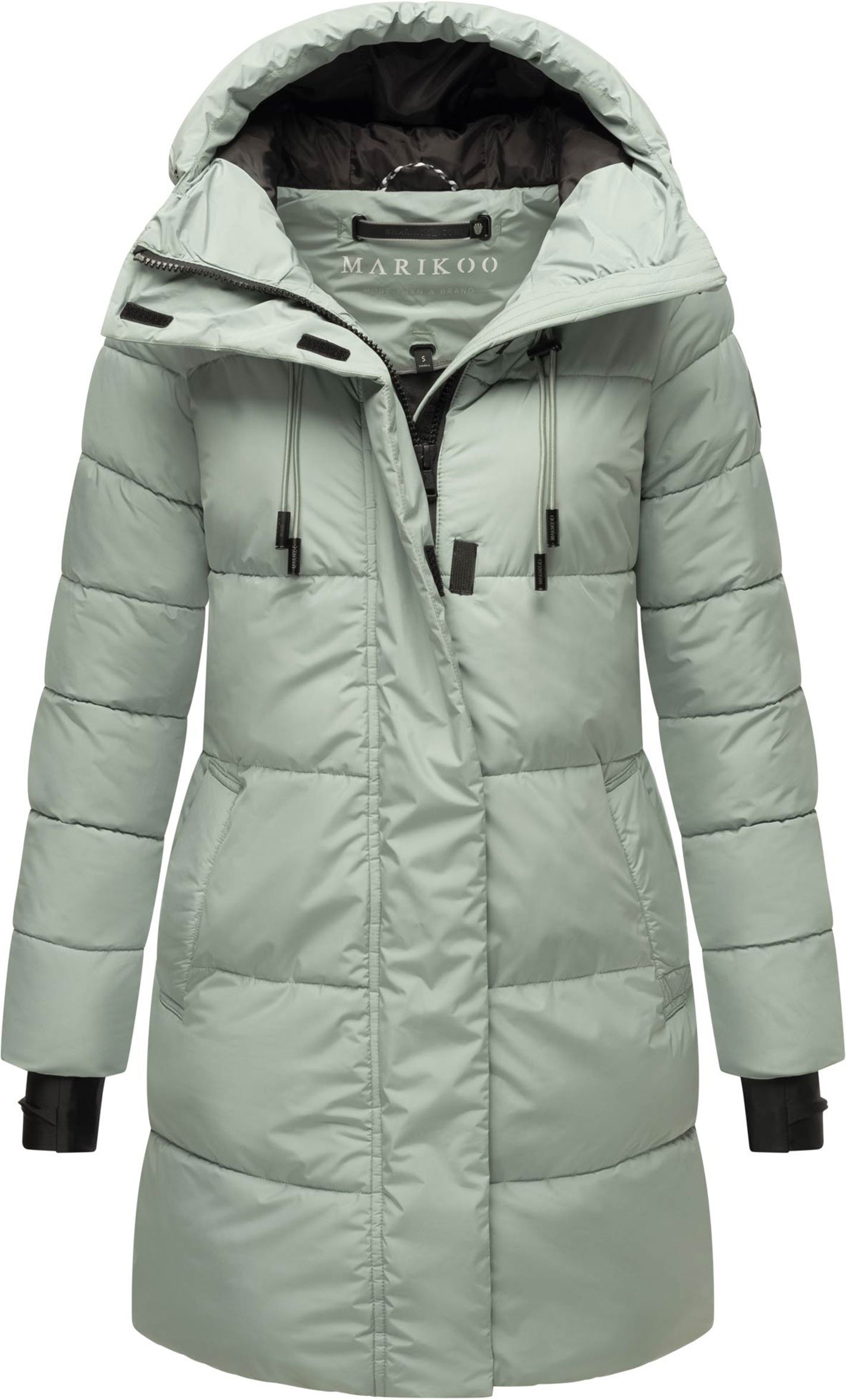 Marikoo Damen Winter-Steppjacke mit Kapuze & Fleecefutter – Kaituu
