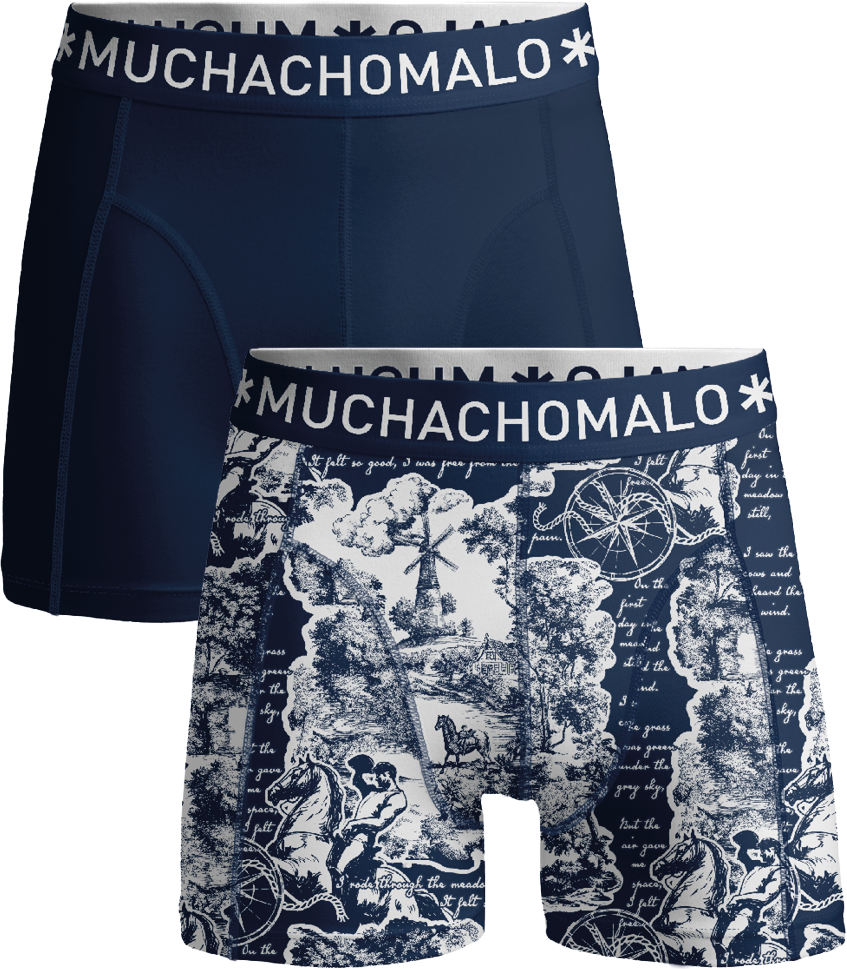 Muchachomalo Herren Boxer Shorts - 2er Pack - Herren Unterwäsche