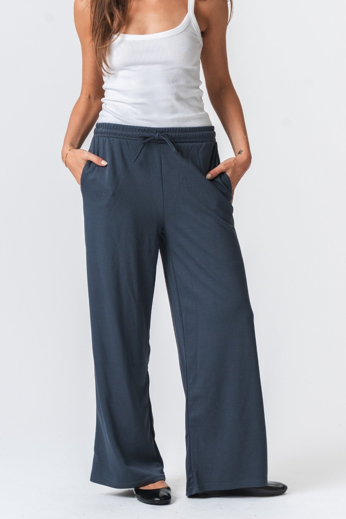 Lockere Hose Leah - Grau