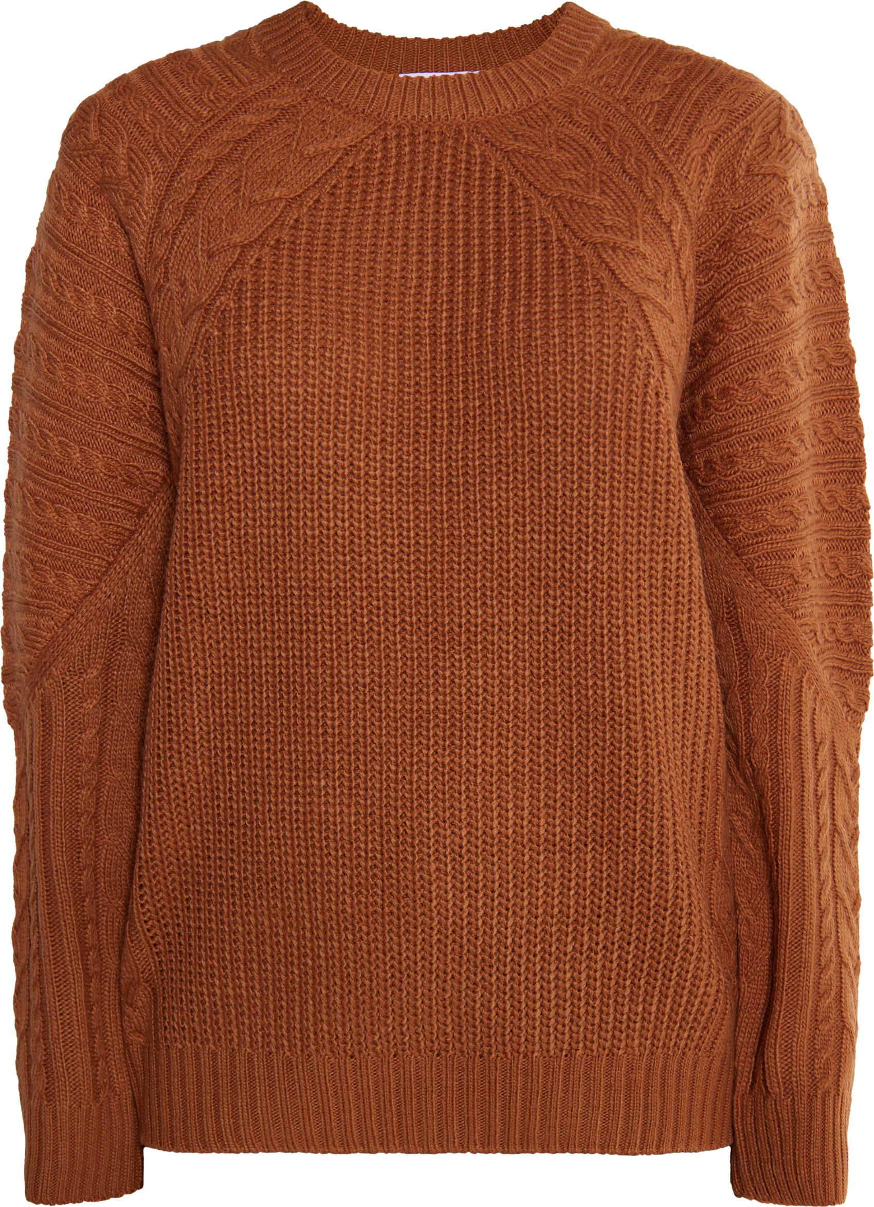 Mymo Strickpullover Damen hellbraun