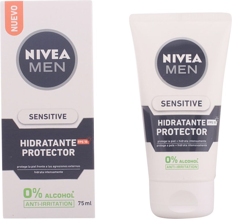 Thumbnail - Men Sensitive Feuchtigkeitsschutz 0% Alkohol Spf15 75 ml