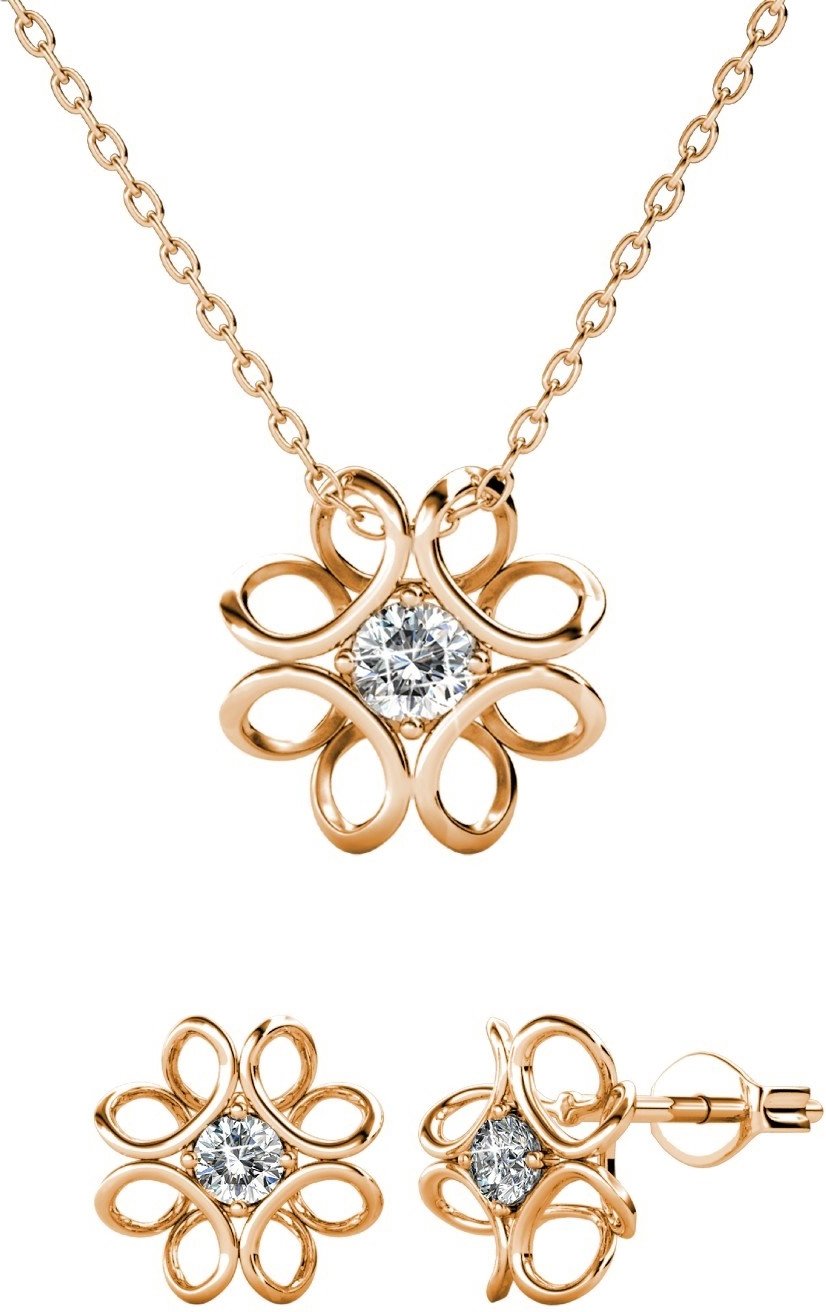 Narzissen-Sets – Roségold und Kristall