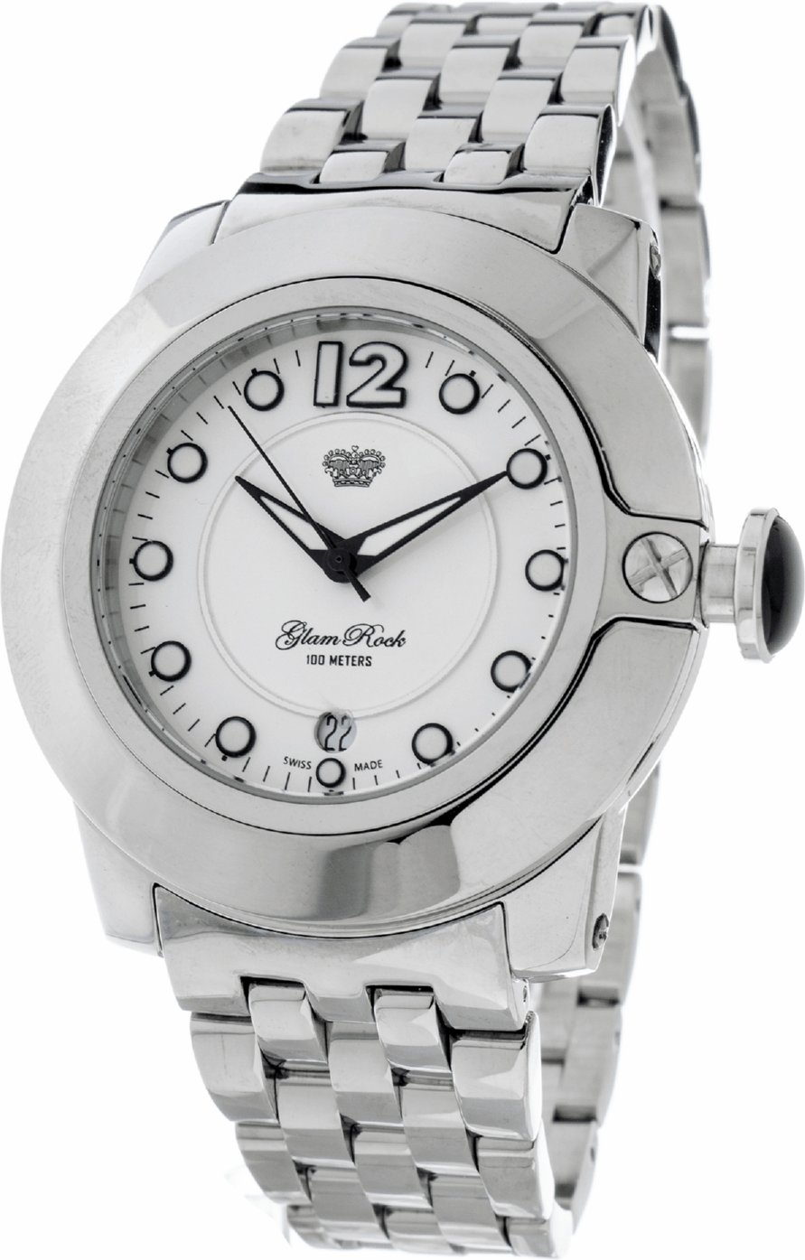 Glam Rock Damenuhr Quartz Silber