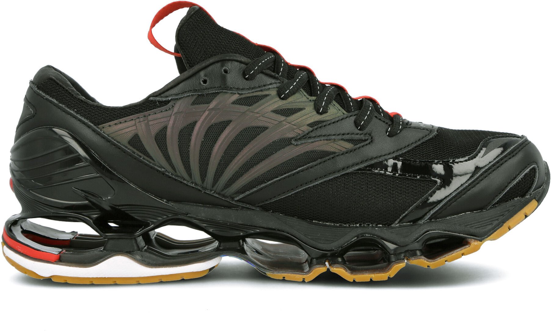 Thumbnail - Mizuno x Futur Wave Prophezeiung Schnüre-up schwarze synthetische Herren-Trainer D1GD1945_09
