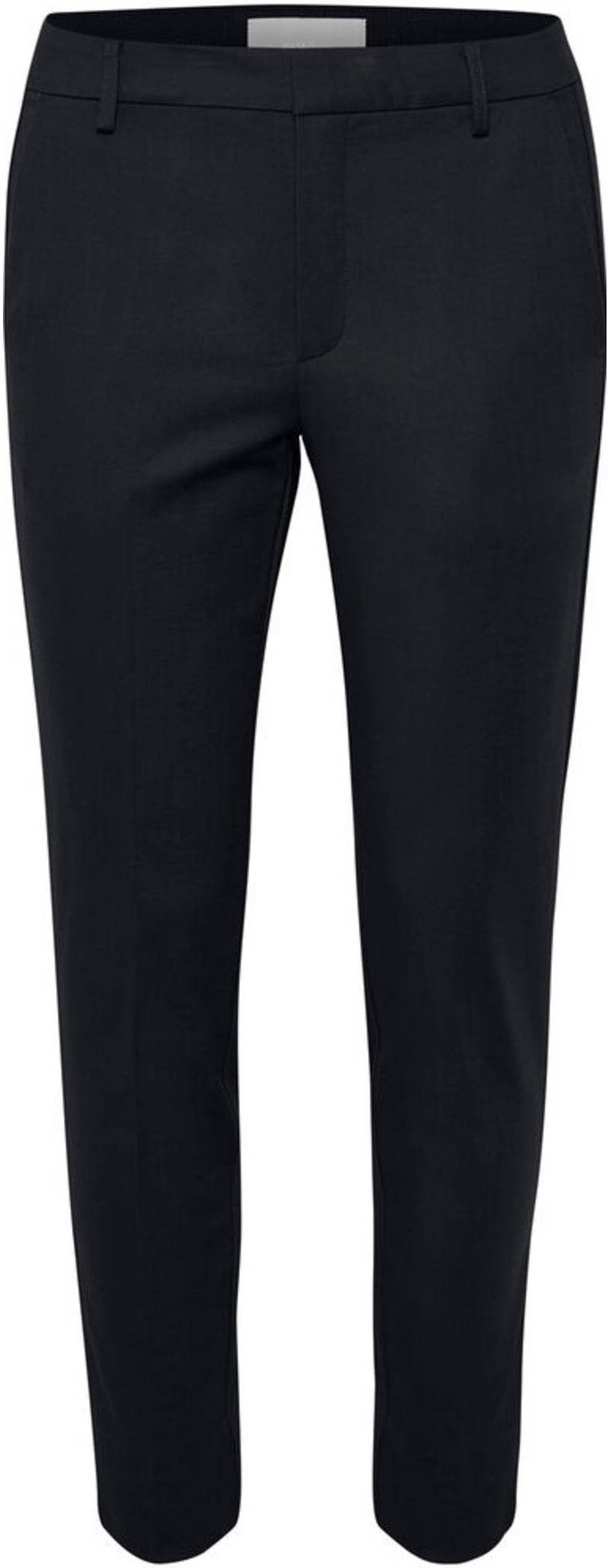 Pants Suiting Gerade Passform - black