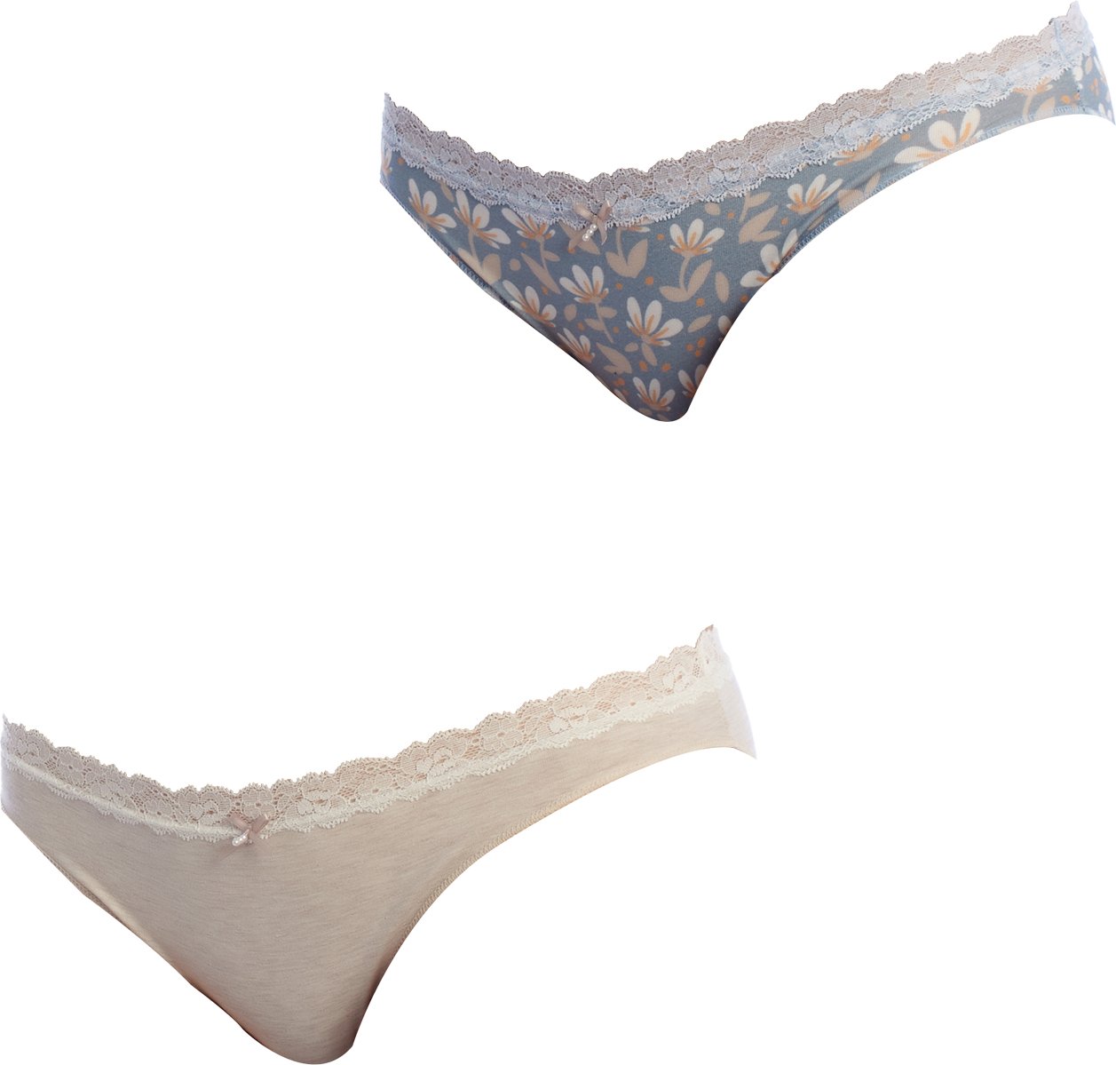 Pack-2 Mini Coquettes Baumwollhöschen 1032356 für Damen