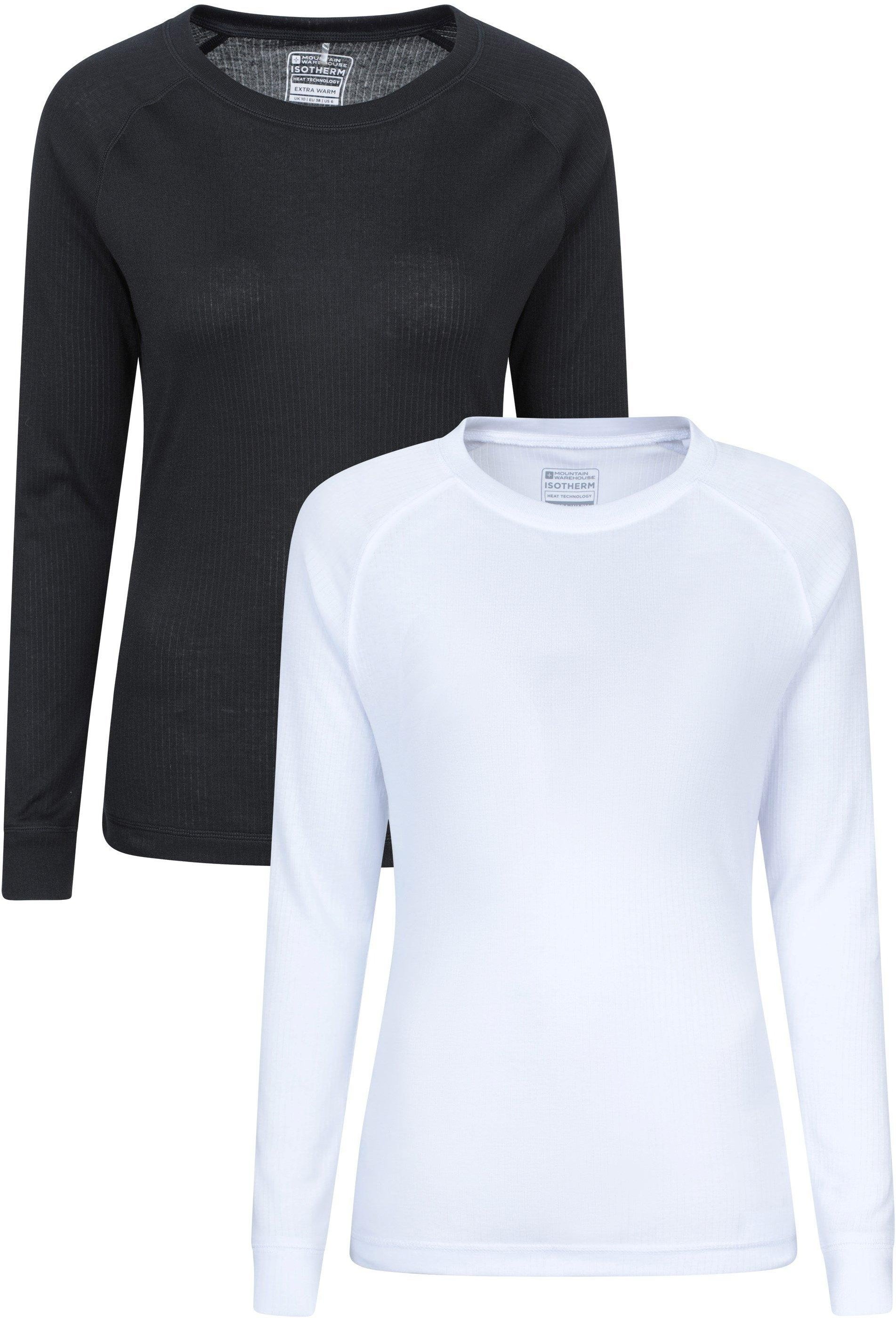 Mountain Warehouse - "Talus" Base Layer Oberteil für Damen (2er-Pack) (Myrrhe)