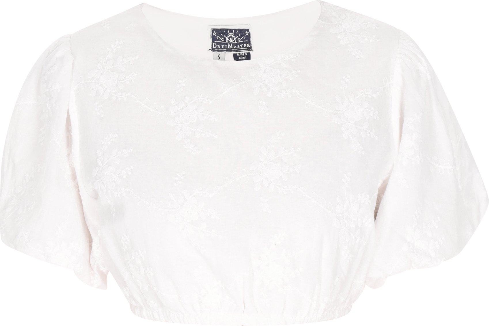 Dreimaster Bluse Frauen Weiß