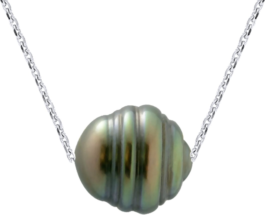 DIADEMA - Halskette - Tahiti-Perle - Kabelkette - Diamanten