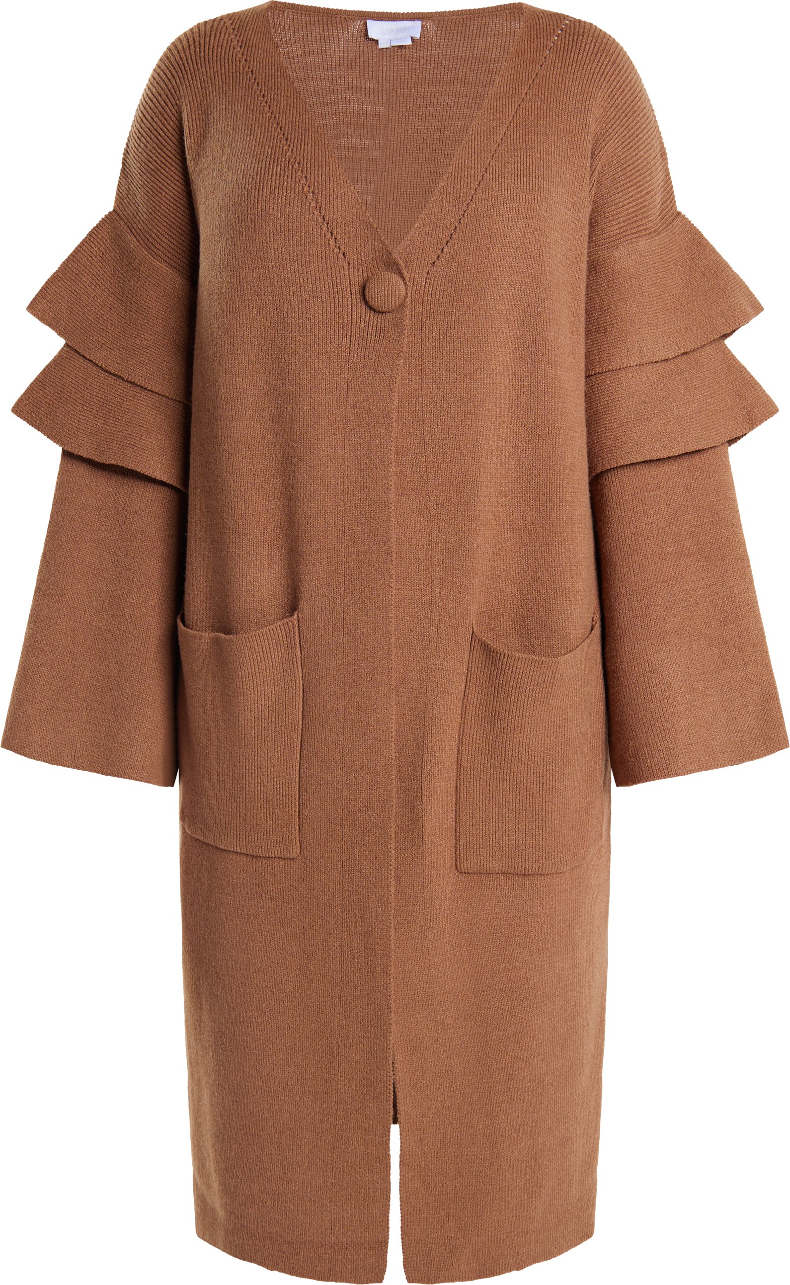 usha Strickjacke Damen Kamel