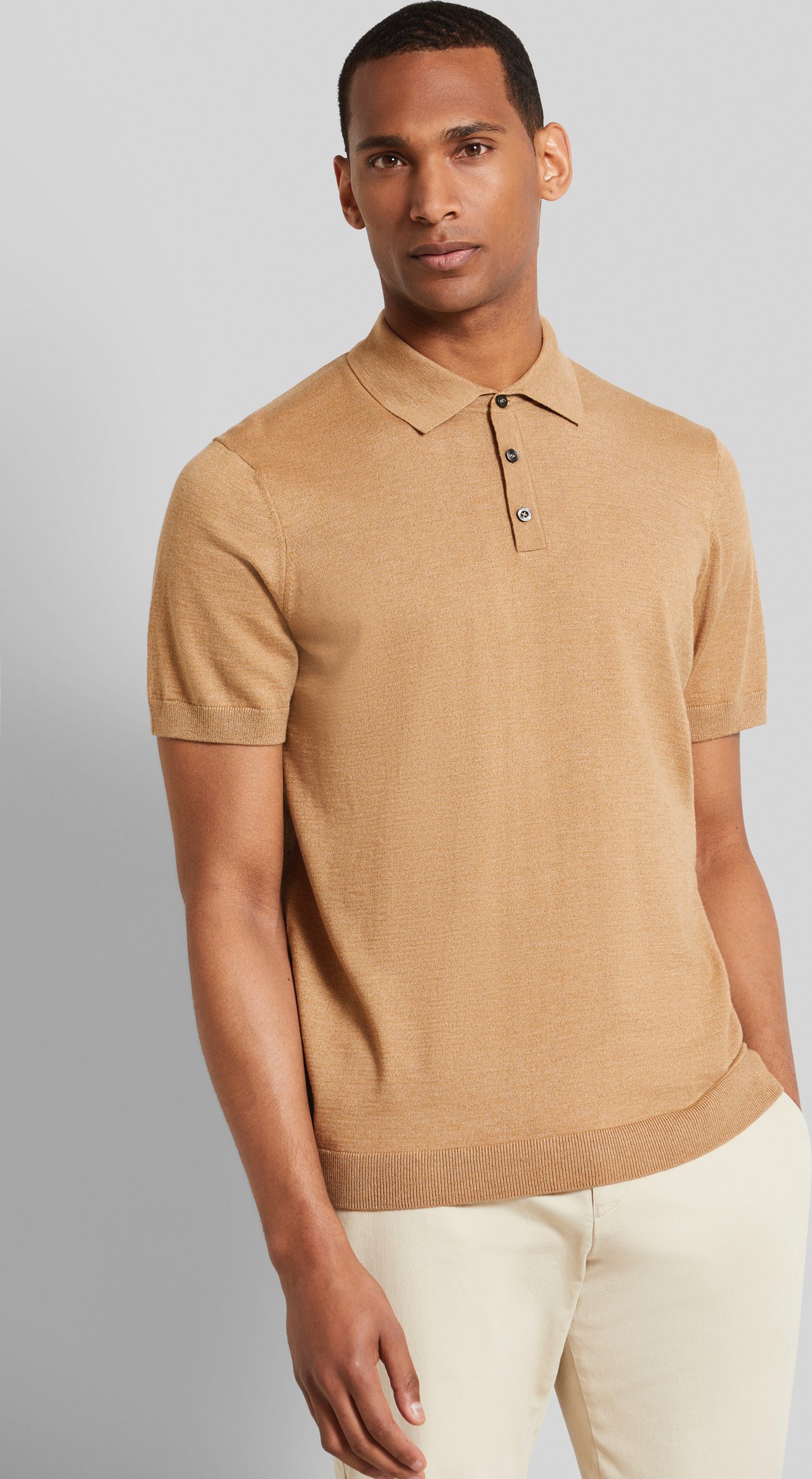 Bugatti Herren Polohemd in klassischer Form