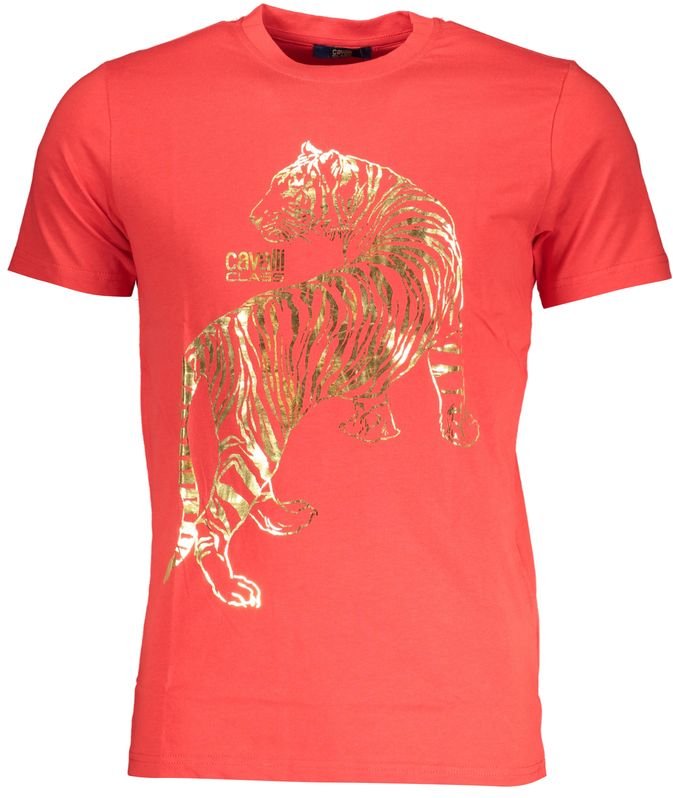 Tigerprint T-Shirt mit kurzen Ärmeln und Rundhalsausschnitt