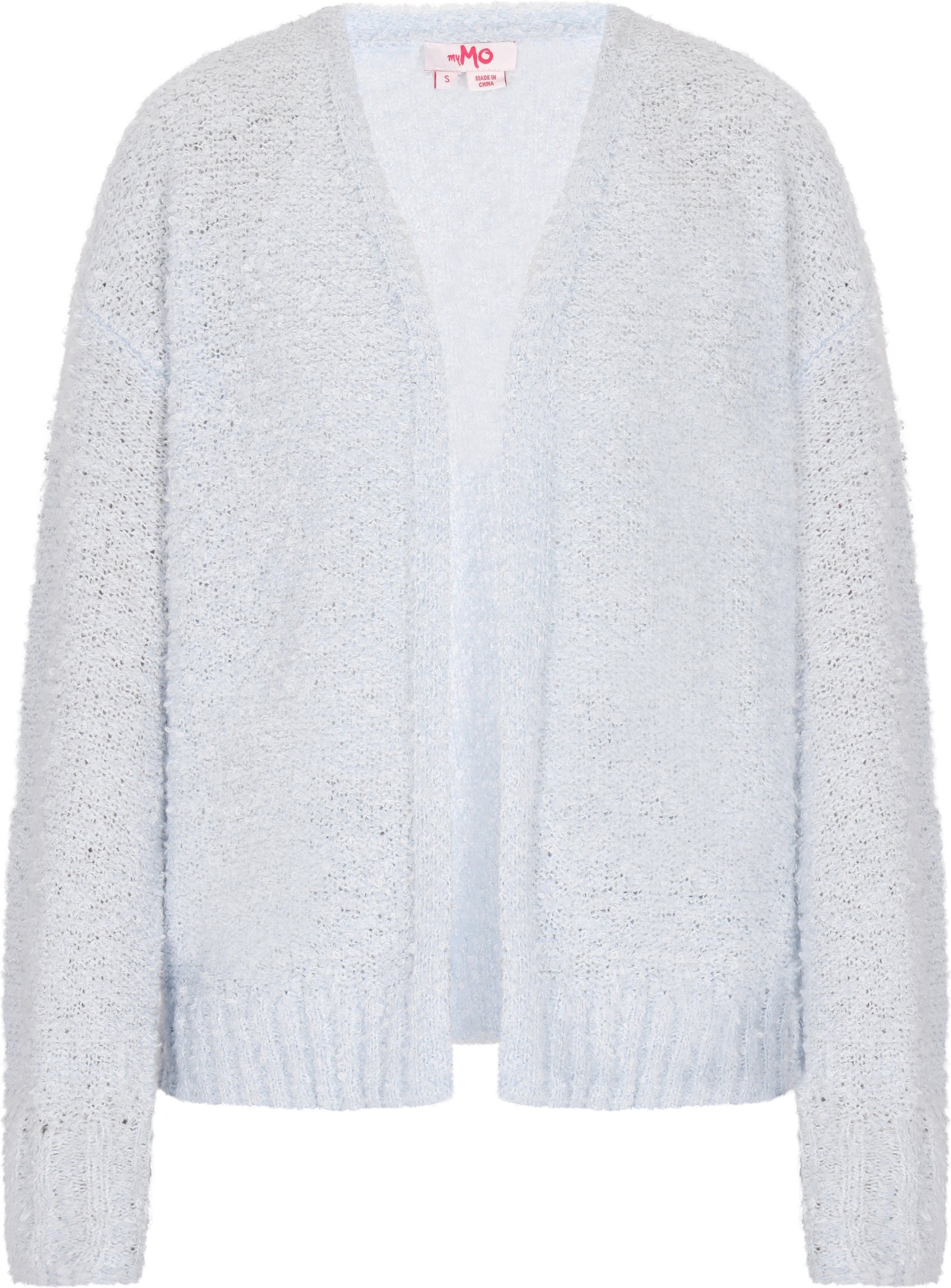 Mymo Strickjacke Damen hellblau