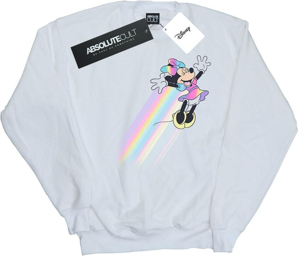 Disney - "Minnie Mouse Whoosh" Sweatshirt für Damen (Weiß)