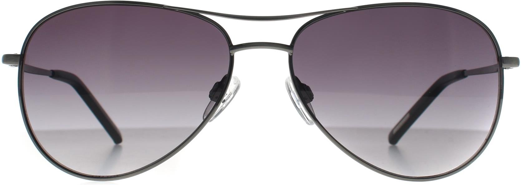 Ted Baker Aviator Unisex Silber Grau Farbverlauf TB1166 Carter