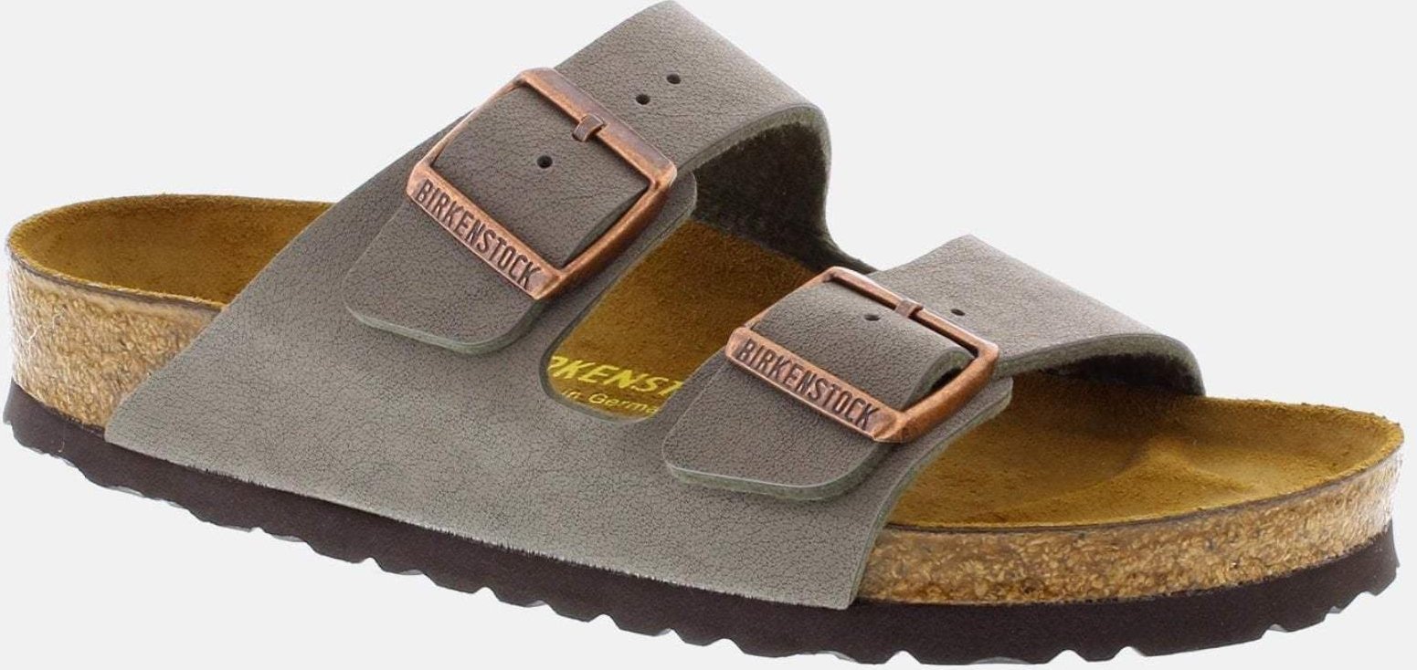 Thumbnail - Birkenstock Arizona Enge Passform Stein 151213
