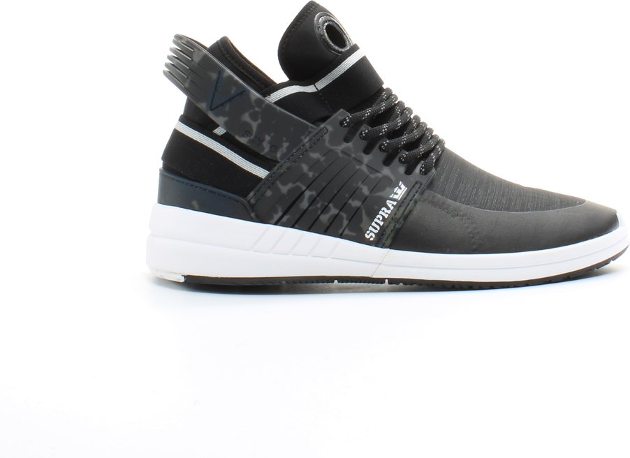 Thumbnail - Supra Skytop gegen schwarze synthetische Herren Hi Top Schnürungstrainer 08032 002