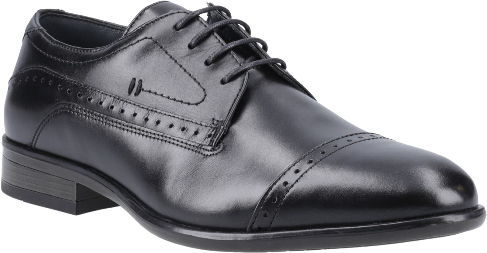 Thumbnail - Pod Ralph Leder Herren Schwarze Oxford-Schuhe