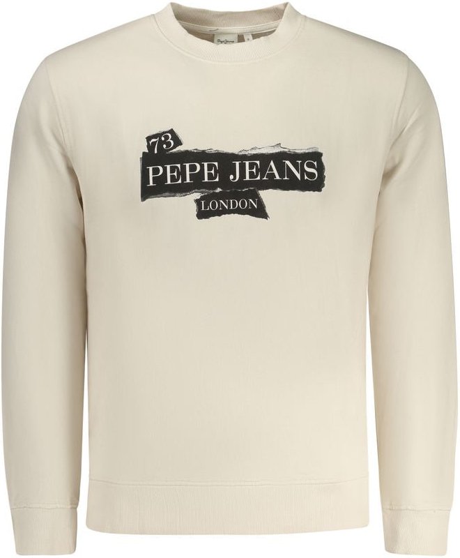 Pepe Jeans Beiges Baumwoll-Herren Sweatshirt