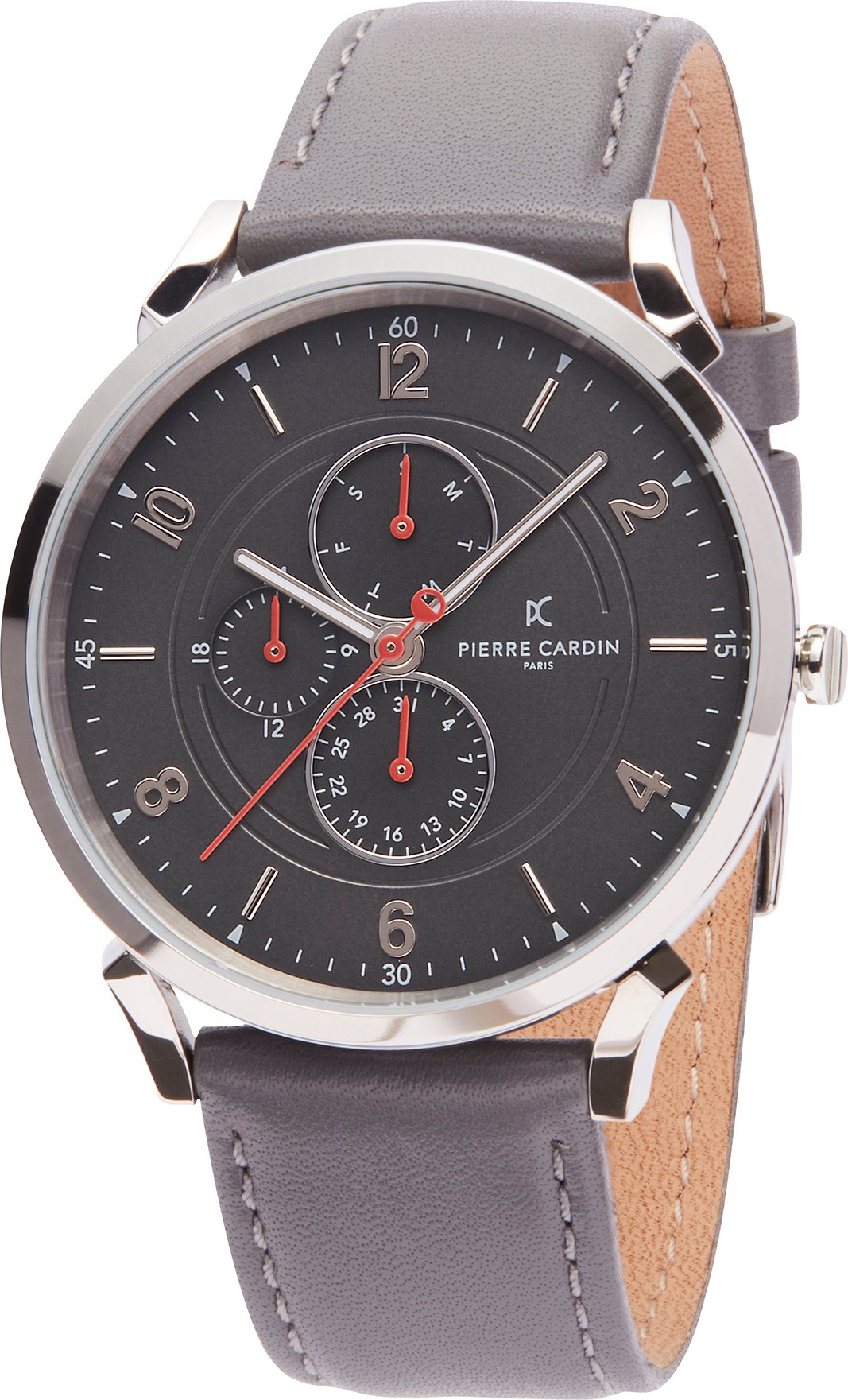 Pierre Cardin Pigalle Boulevard Grau Herren Armbanduhr CPI.2025