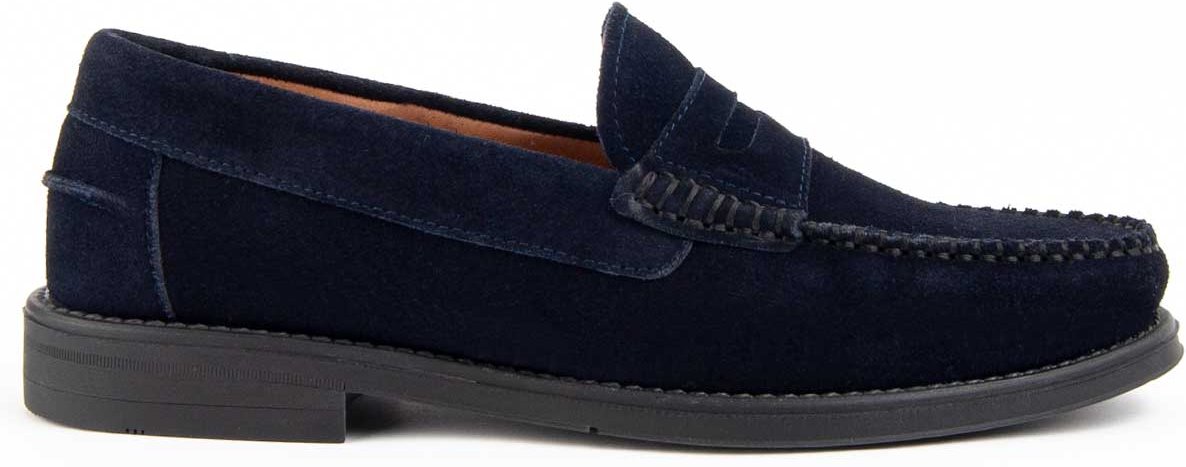 Purapiel Mokassin Moretto4 Blau