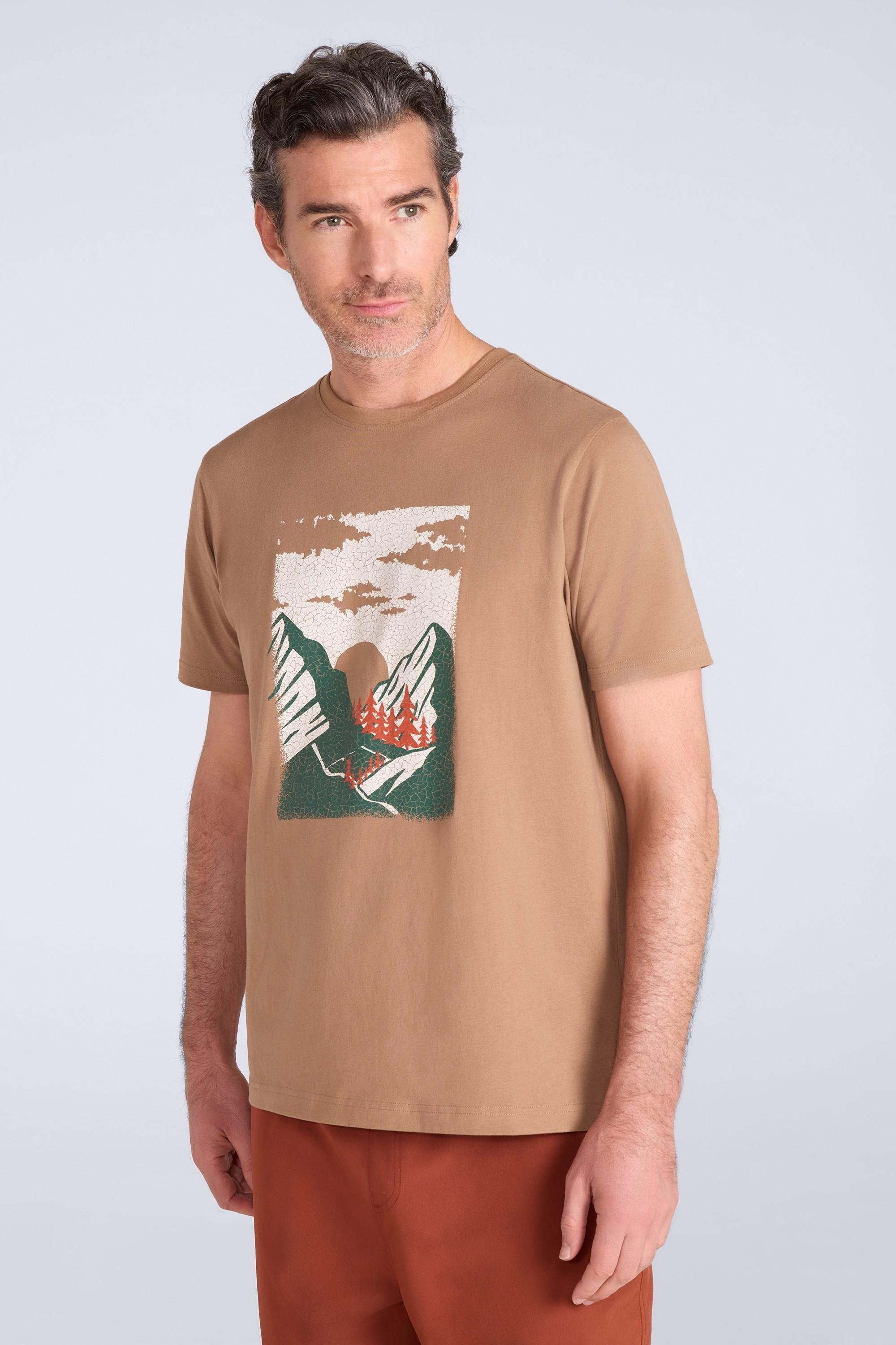 Thumbnail - Mountain Warehouse - T-Shirt für Herren (Rostfarben)