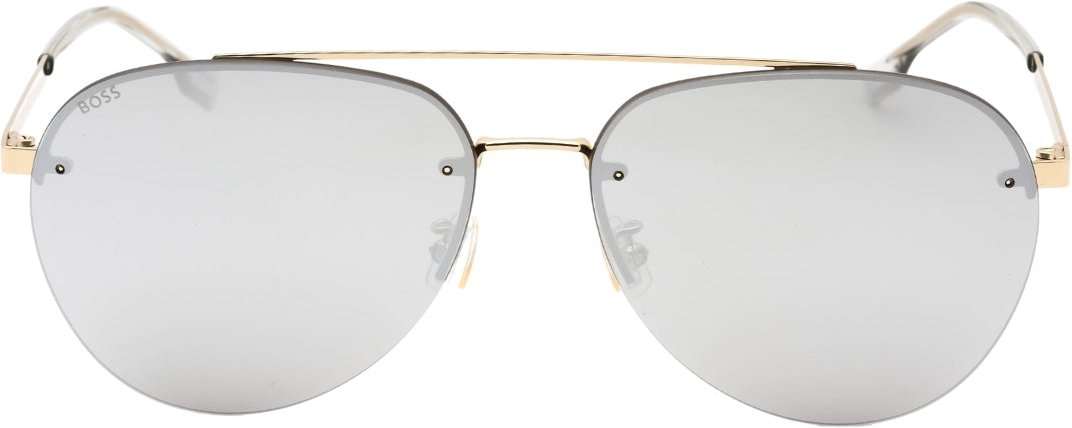 Thumbnail - Hugo Boss Sonnenbrille mit silbernen Glasern und goldenen Glasern
